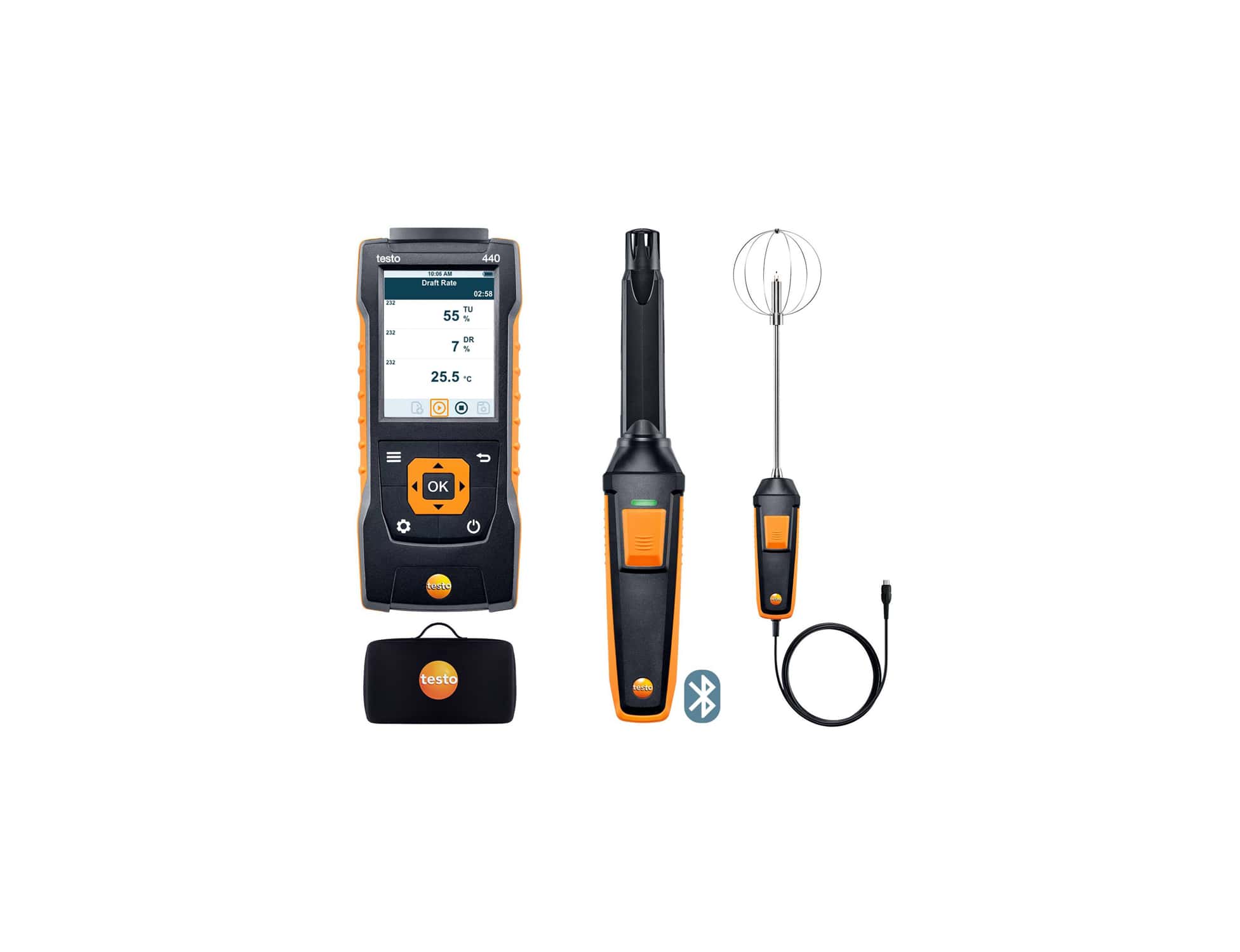 testo 440 Indoor Comfort ComboKit with Bluetooth®